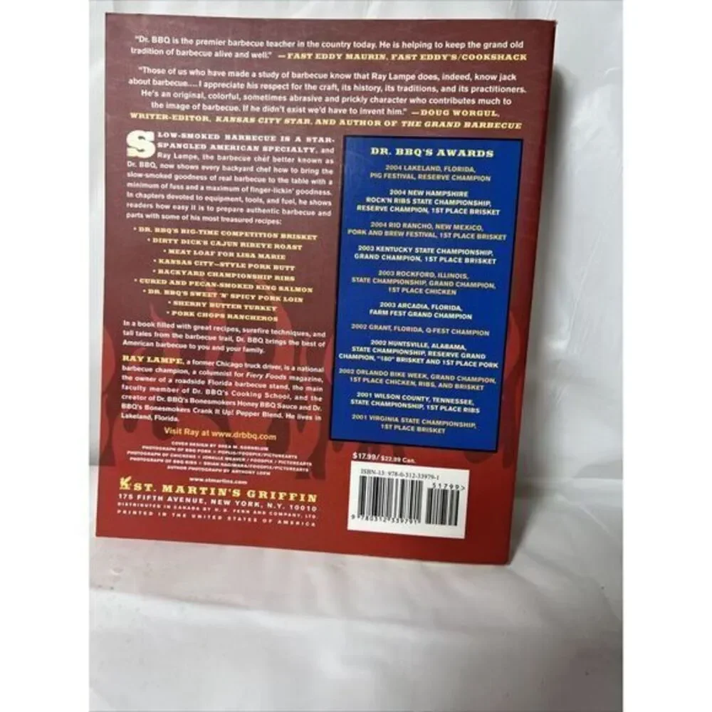 Dr. BBQ's Big-Time Barbecue Cookbook : A Real Barbecue Champion Brings the Tasty